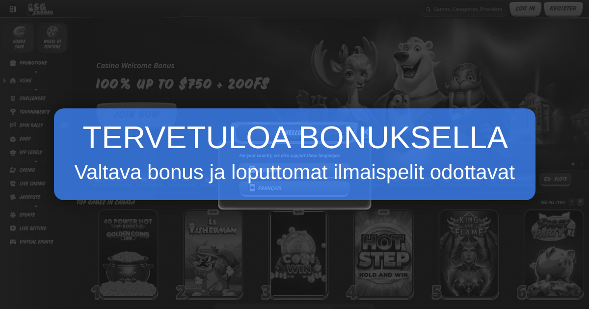 SG Casino Suomalaisille Pelaajille